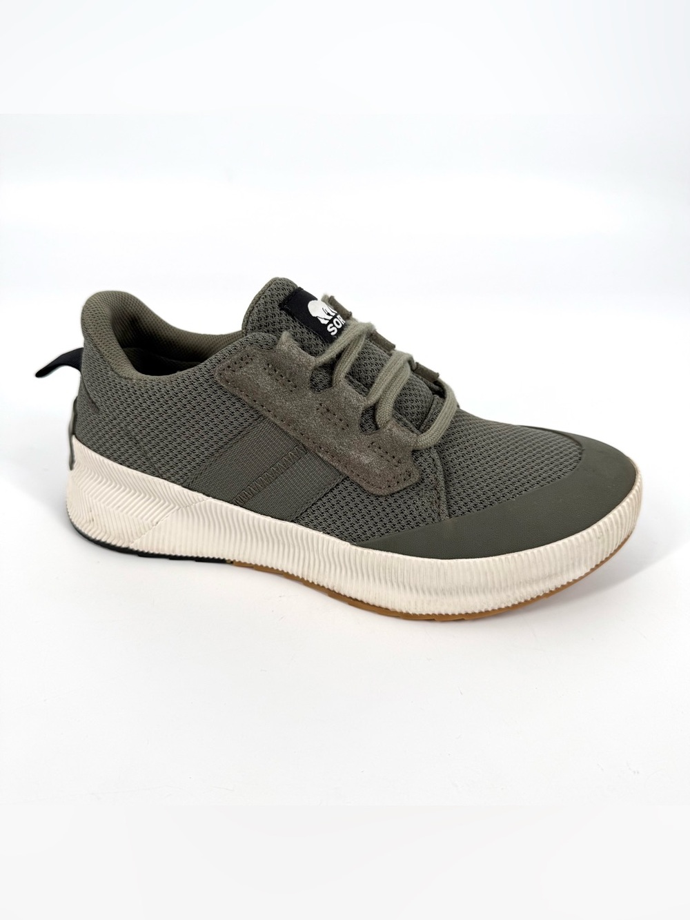 Sorel Out N About Sneakers Womens Size 7.5 Olive Green Waterproof Shoes